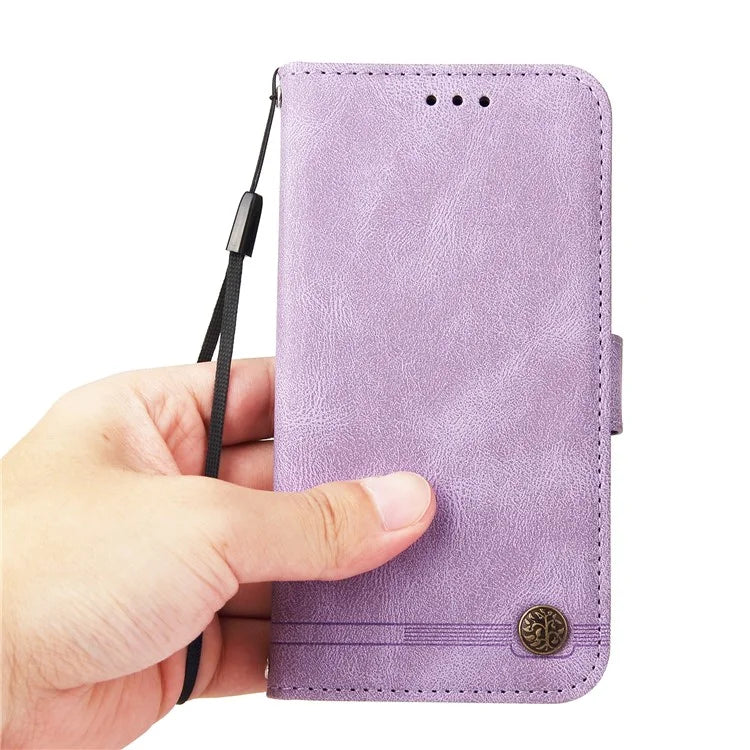 For Xiaomi Redmi Turbo 3 5G / Poco F6 5G Case Skin-Touch PU Leather Wallet Phone Cover