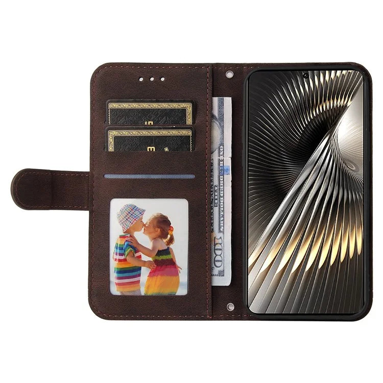 For Xiaomi Redmi Turbo 3 5G / Poco F6 5G Case Skin-Touch PU Leather Wallet Phone Cover