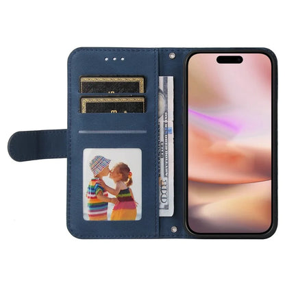 For iPhone 16 Plus Case Wallet Leather Phone Cover with Magnetic Clasp