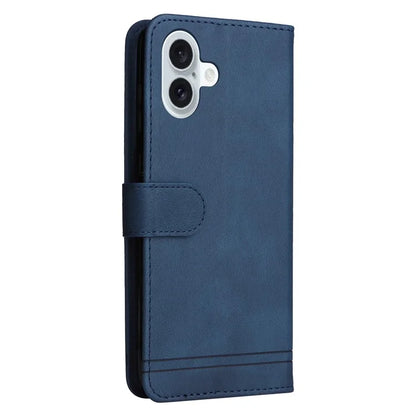 For iPhone 16 Plus Case Wallet Leather Phone Cover with Magnetic Clasp