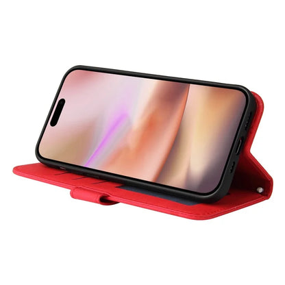 For iPhone 16 Plus Case Wallet Leather Phone Cover with Magnetic Clasp