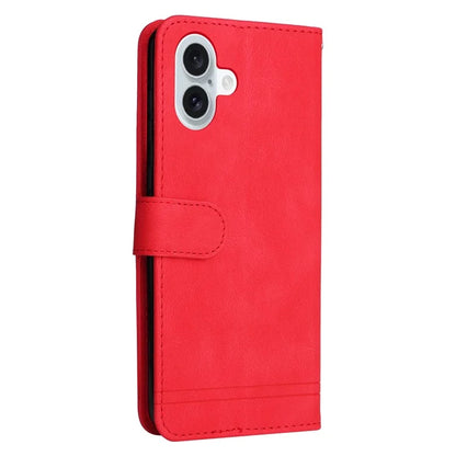 For iPhone 16 Plus Case Wallet Leather Phone Cover with Magnetic Clasp