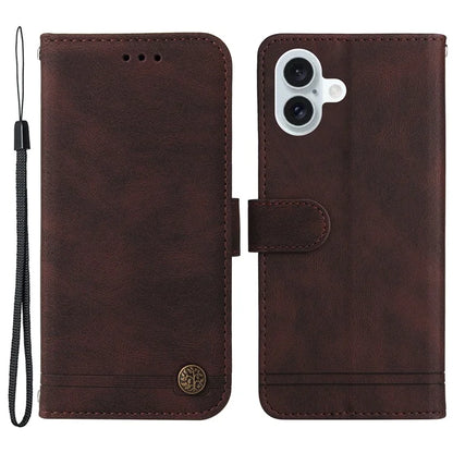 For iPhone 16 Plus Case Wallet Leather Phone Cover with Magnetic Clasp