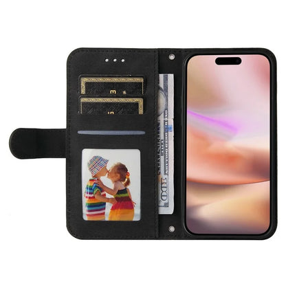 For iPhone 16 Plus Case Wallet Leather Phone Cover with Magnetic Clasp