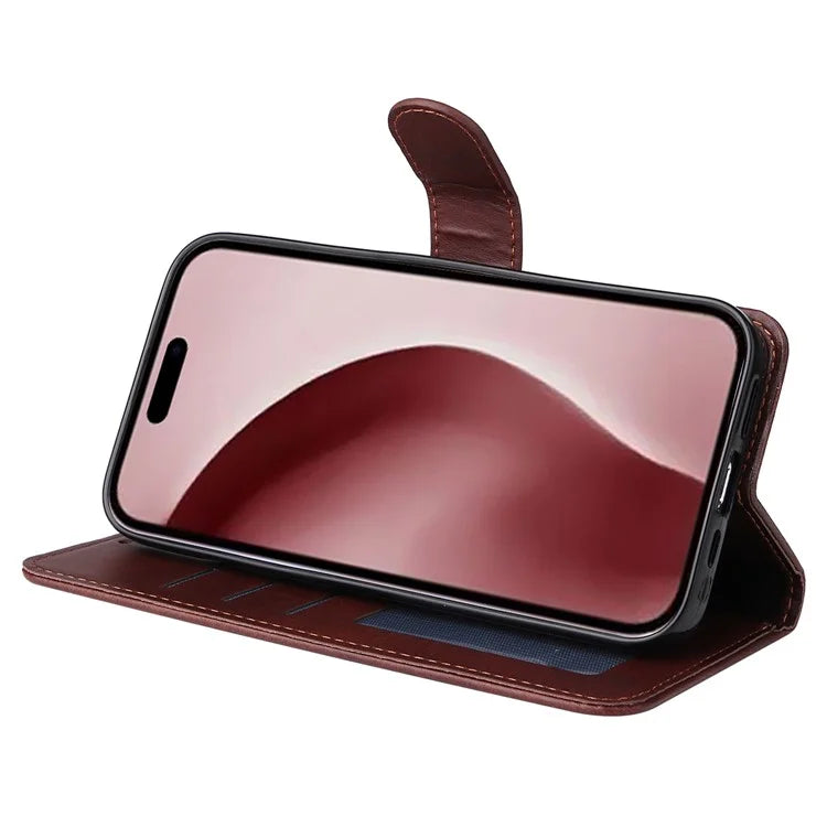 For iPhone 16 Pro Case Card Holder Leather Stand Wallet Phone Cover