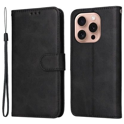 For iPhone 16 Pro Case Card Holder Leather Stand Wallet Phone Cover