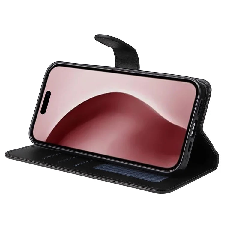 For iPhone 16 Pro Case Card Holder Leather Stand Wallet Phone Cover
