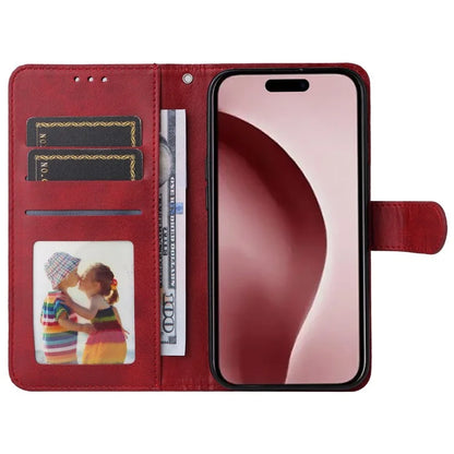 For iPhone 16 Pro Case Card Holder Leather Stand Wallet Phone Cover