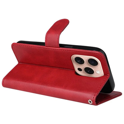For iPhone 16 Pro Case Card Holder Leather Stand Wallet Phone Cover