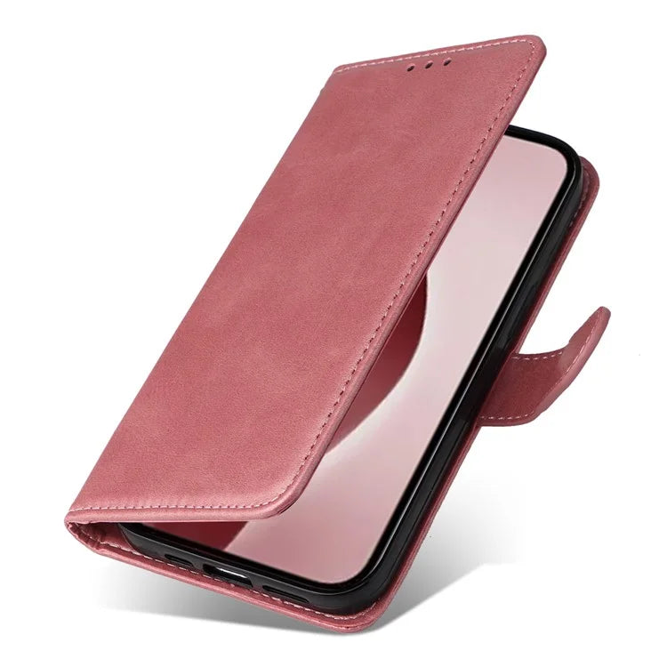For iPhone 16 Pro Case Card Holder Leather Stand Wallet Phone Cover