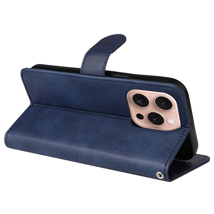 For iPhone 16 Pro Case Card Holder Leather Stand Wallet Phone Cover
