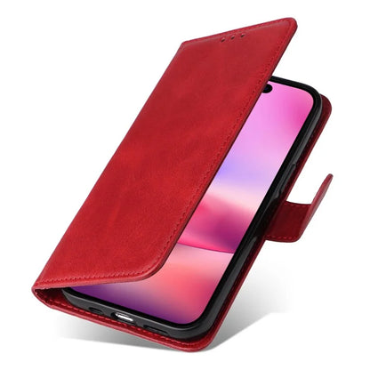For iPhone 16 Case PU Leather Stand Phone Cover  with 3 Card Slots Wallet