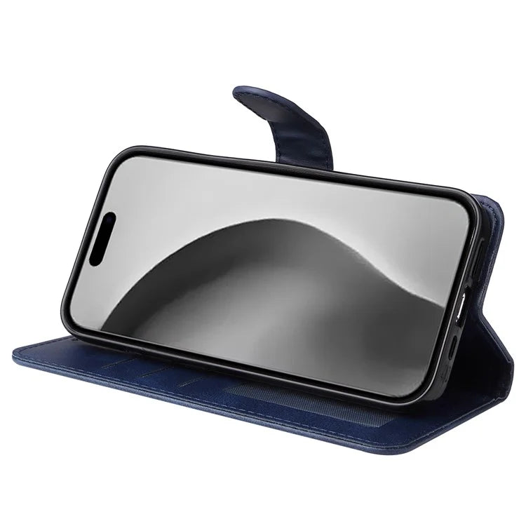 For iPhone 16 Pro Max Stand Case Card Slot Leather Wallet Phone Cover