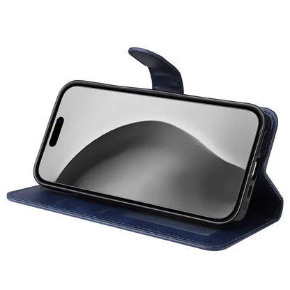 For iPhone 16 Pro Max Stand Case Card Slot Leather Wallet Phone Cover