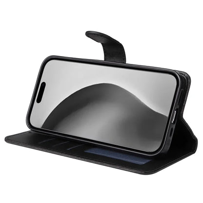 For iPhone 16 Pro Max Stand Case Card Slot Leather Wallet Phone Cover