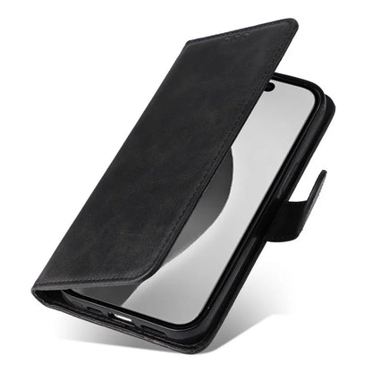 For iPhone 16 Pro Max Stand Case Card Slot Leather Wallet Phone Cover
