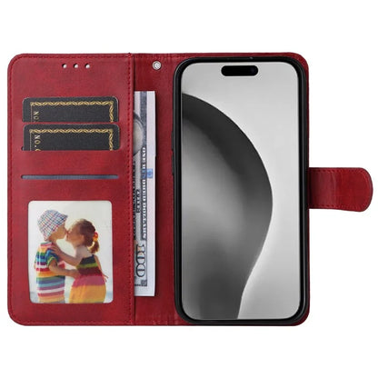 For iPhone 16 Pro Max Stand Case Card Slot Leather Wallet Phone Cover