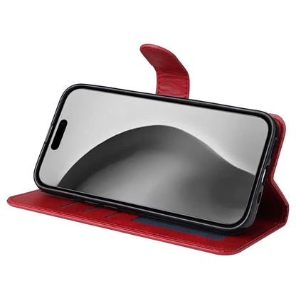 For iPhone 16 Pro Max Stand Case Card Slot Leather Wallet Phone Cover