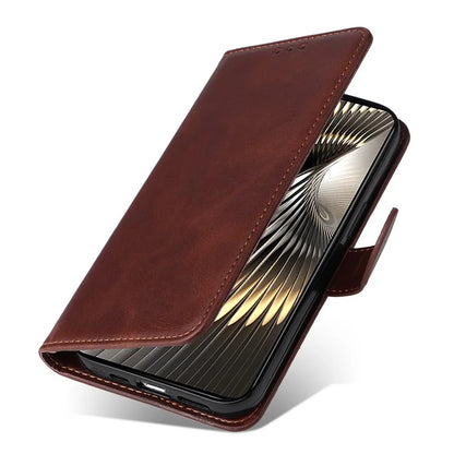 For Xiaomi Redmi Turbo 3 5G / Poco F6 5G Case Calf Texture Leather Wallet Cell Phone Cover