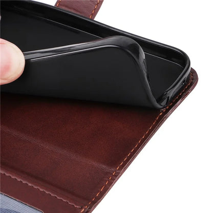 For Xiaomi Redmi Turbo 3 5G / Poco F6 5G Case Calf Texture Leather Wallet Cell Phone Cover