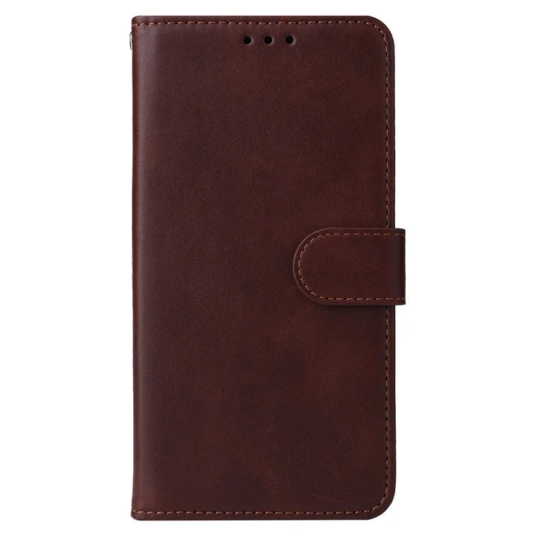 For Xiaomi Redmi Turbo 3 5G / Poco F6 5G Case Calf Texture Leather Wallet Cell Phone Cover