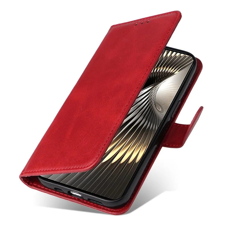 For Xiaomi Redmi Turbo 3 5G / Poco F6 5G Case Calf Texture Leather Wallet Cell Phone Cover