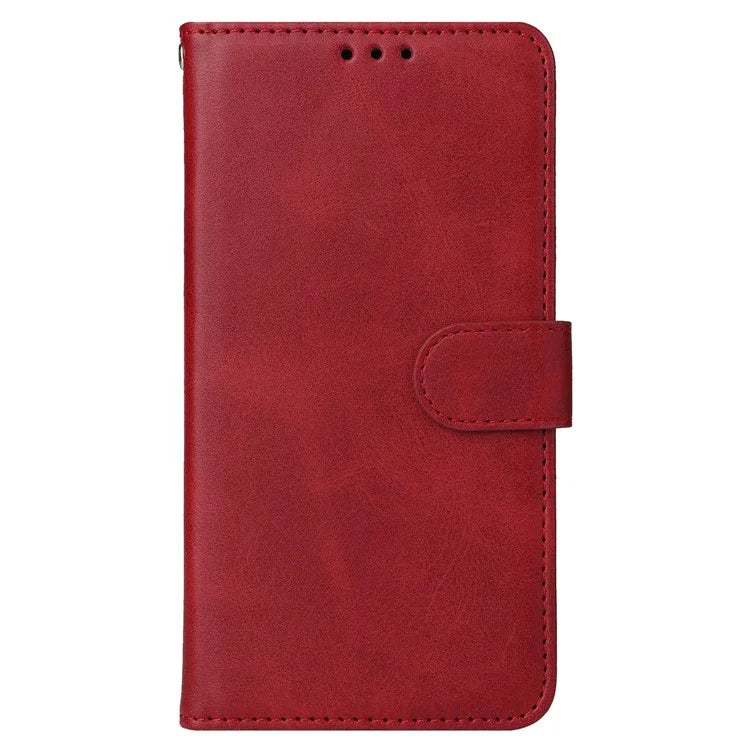 For Xiaomi Redmi Turbo 3 5G / Poco F6 5G Case Calf Texture Leather Wallet Cell Phone Cover