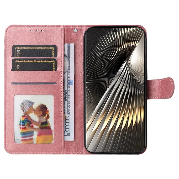 For Xiaomi Redmi Turbo 3 5G / Poco F6 5G Case Calf Texture Leather Wallet Cell Phone Cover