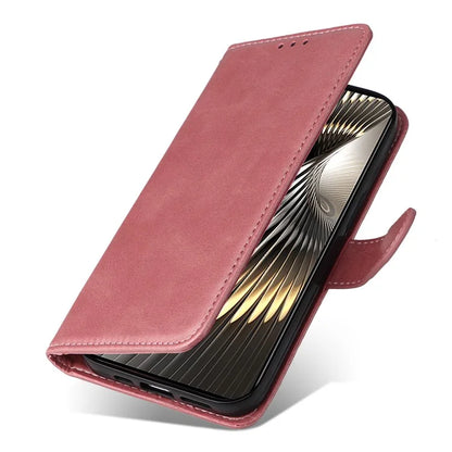 For Xiaomi Redmi Turbo 3 5G / Poco F6 5G Case Calf Texture Leather Wallet Cell Phone Cover