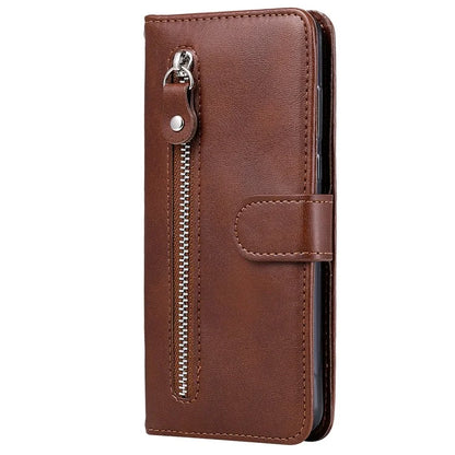 For iPhone 16 Plus Case PU Leather Card Slots Zipper Pocket Phone Cover