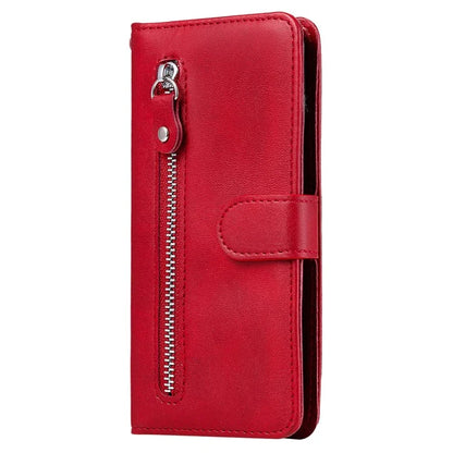 For iPhone 16 Plus Case PU Leather Card Slots Zipper Pocket Phone Cover