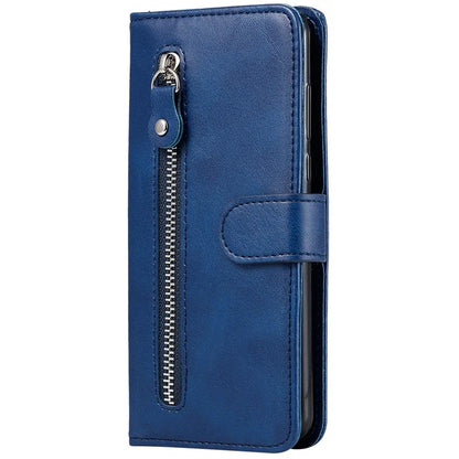 For iPhone 16 Pro Case Zipper Pocket Wallet Shockproof PU Leather Phone Cover