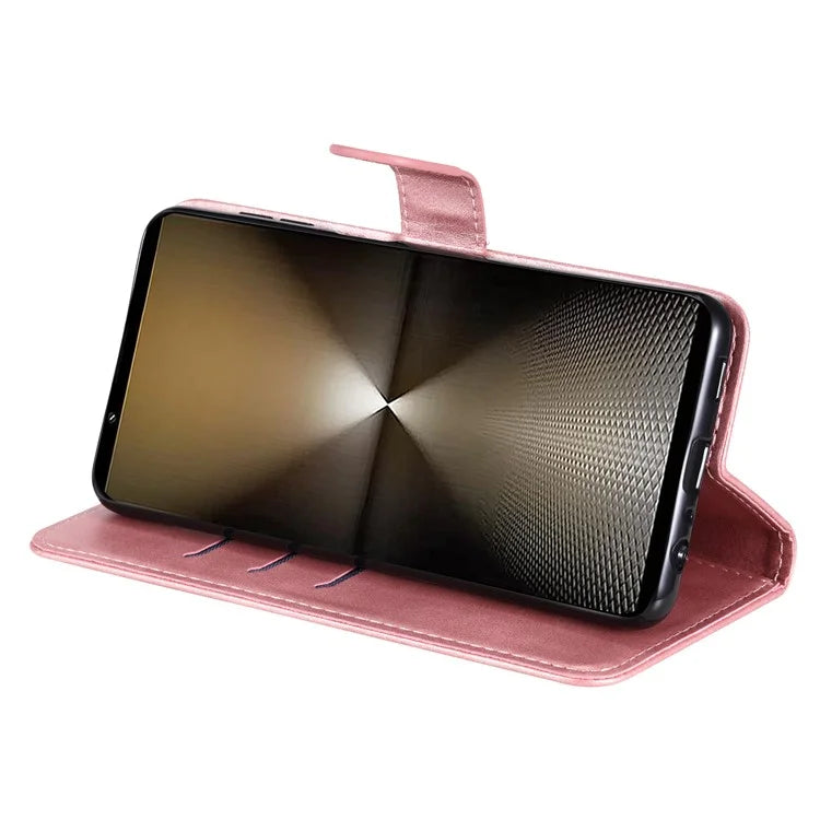 For Sony Xperia 1 VI Case Card Slots Zipper Wallet PU Leather Phone Cover