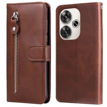 For Xiaomi Redmi Turbo 3 5G / Poco F6 5G Wallet Case Card Slots PU Leather Flip Phone Cover