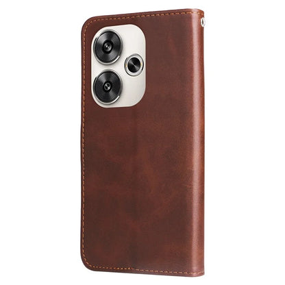 For Xiaomi Redmi Turbo 3 5G / Poco F6 5G Wallet Case Card Slots PU Leather Flip Phone Cover