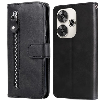 For Xiaomi Redmi Turbo 3 5G / Poco F6 5G Wallet Case Card Slots PU Leather Flip Phone Cover