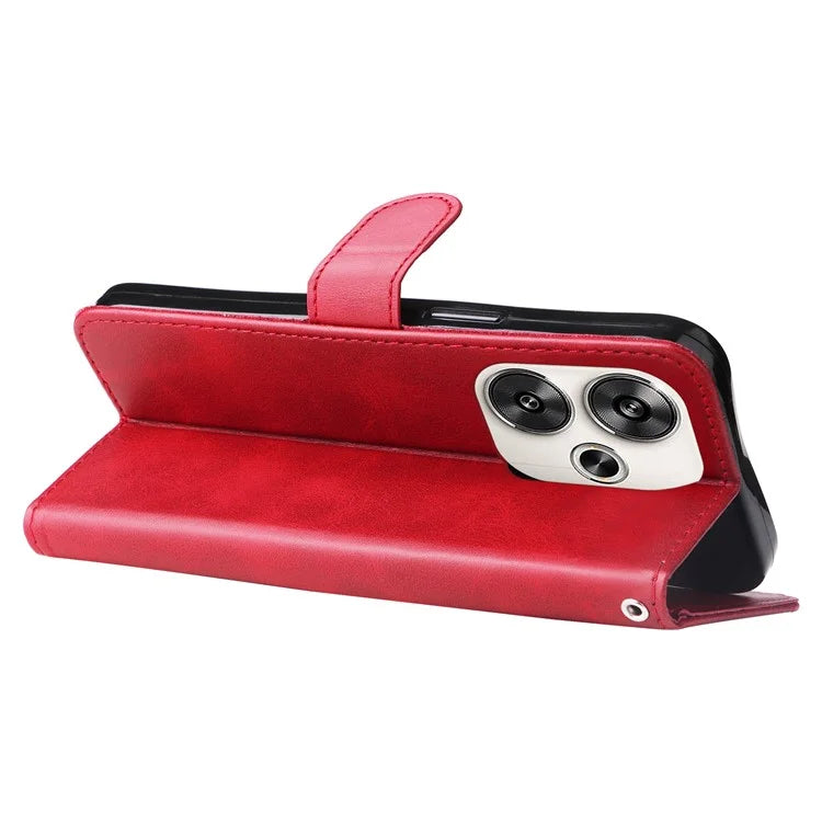 For Xiaomi Redmi Turbo 3 5G / Poco F6 5G Wallet Case Card Slots PU Leather Flip Phone Cover