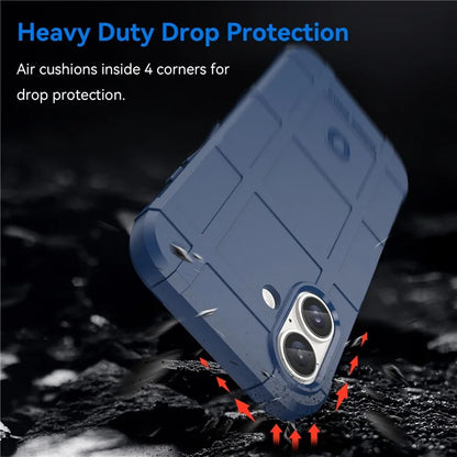 For iPhone 16 Case Square Grid Texture Soft TPU Protective Phone Cover