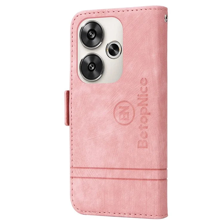 BETOPNICE 001 for Xiaomi Redmi Turbo 3 5G / Poco F6 5G Case Handbag Leather Flip Phone Cover