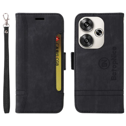 BETOPNICE 001 for Xiaomi Redmi Turbo 3 5G / Poco F6 5G Case Handbag Leather Flip Phone Cover