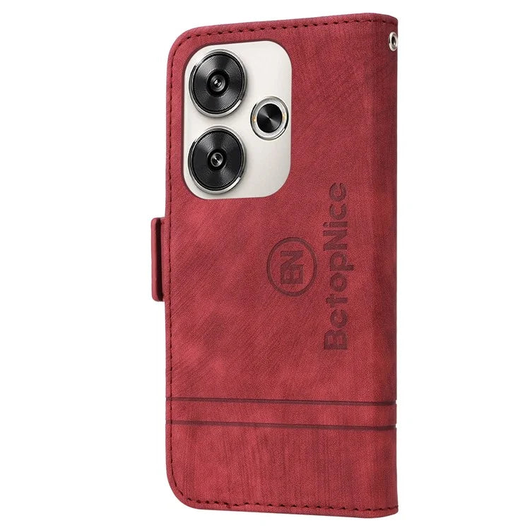 BETOPNICE 001 for Xiaomi Redmi Turbo 3 5G / Poco F6 5G Case Handbag Leather Flip Phone Cover