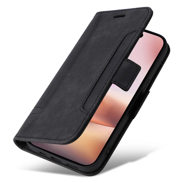 BETOPNICE 001 for iPhone 16 Plus Case Stand Card Slots Leather Phone Cover