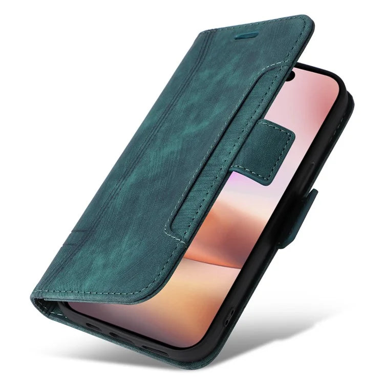 BETOPNICE 001 for iPhone 16 Plus Case Stand Card Slots Leather Phone Cover