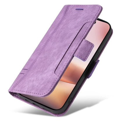 BETOPNICE 001 for iPhone 16 Plus Case Stand Card Slots Leather Phone Cover