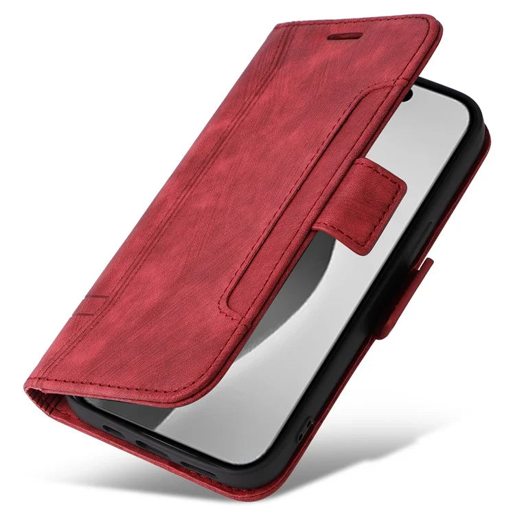 BETOPNICE 001 for iPhone 16 Pro Max Case Wallet Leather Phone Cover with Strap