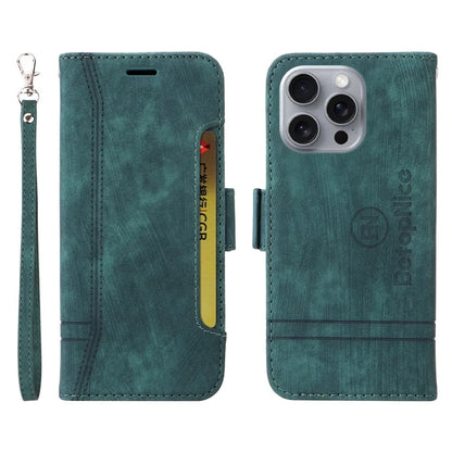 BETOPNICE 001 for iPhone 16 Pro Max Case Wallet Leather Phone Cover with Strap