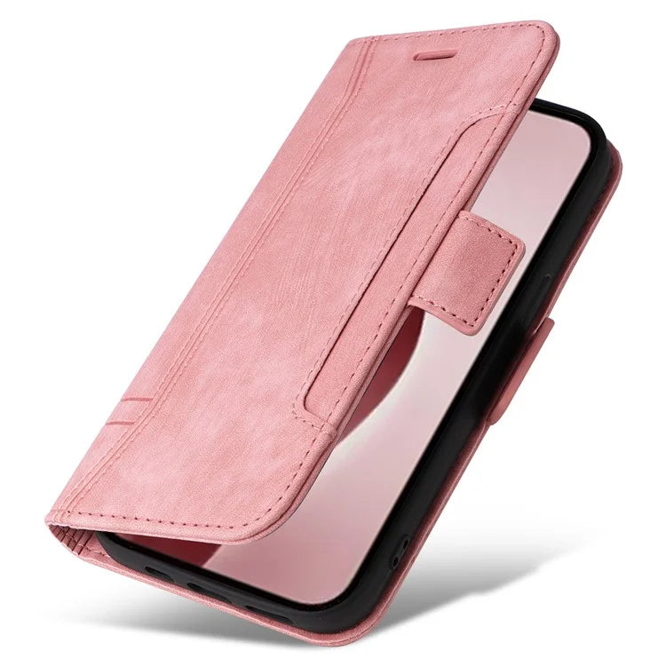 BETOPNICE 001 for iPhone 16 Pro Stand Case Leather Flip Phone Cover
