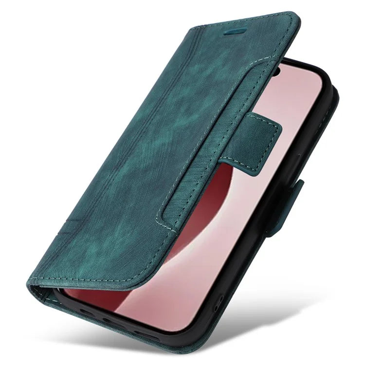 BETOPNICE 001 for iPhone 16 Pro Stand Case Leather Flip Phone Cover