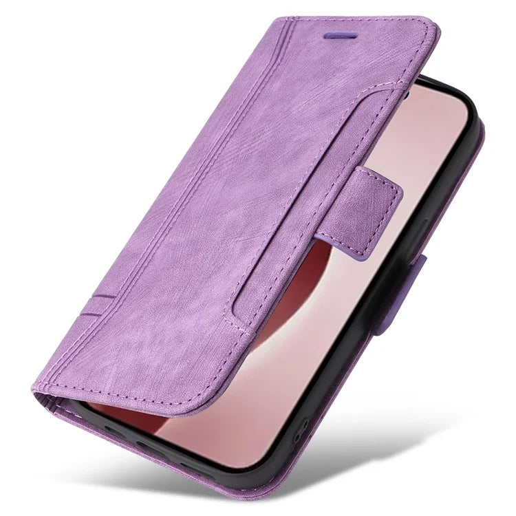 BETOPNICE 001 for iPhone 16 Pro Stand Case Leather Flip Phone Cover