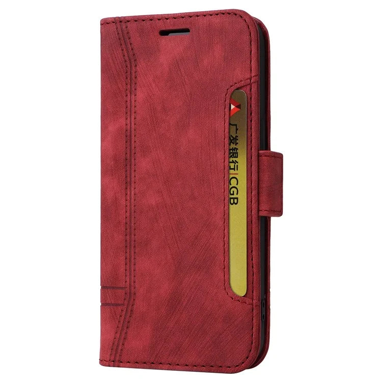 BETOPNICE 001 for iPhone 16 Case Leather Phone Cover Handbag Flip Stand Protective
